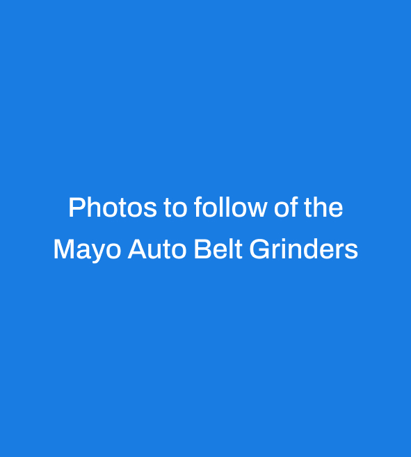 Mayo Auto Belt Grinders